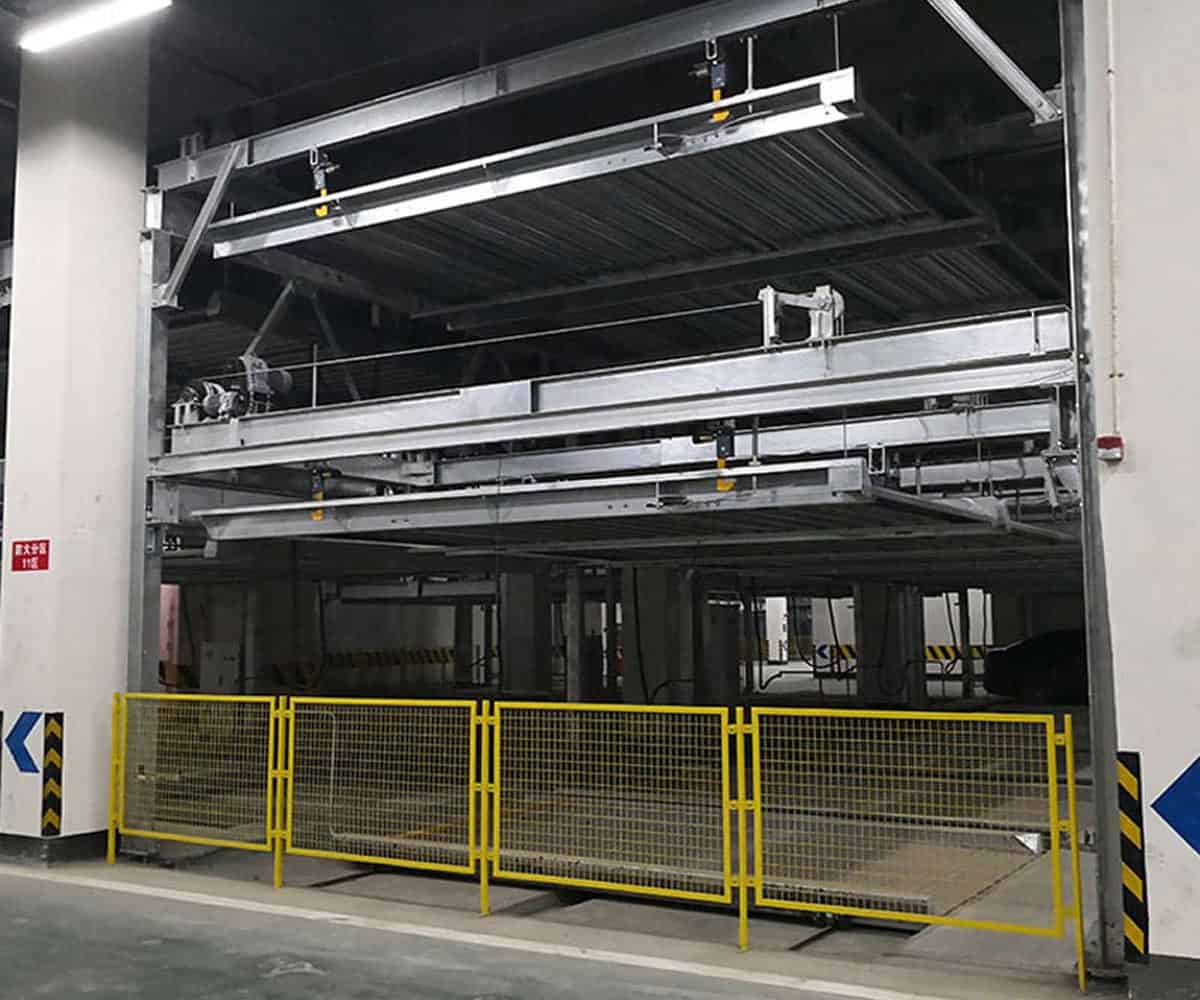 雙層升降平移式機械式停車庫安裝