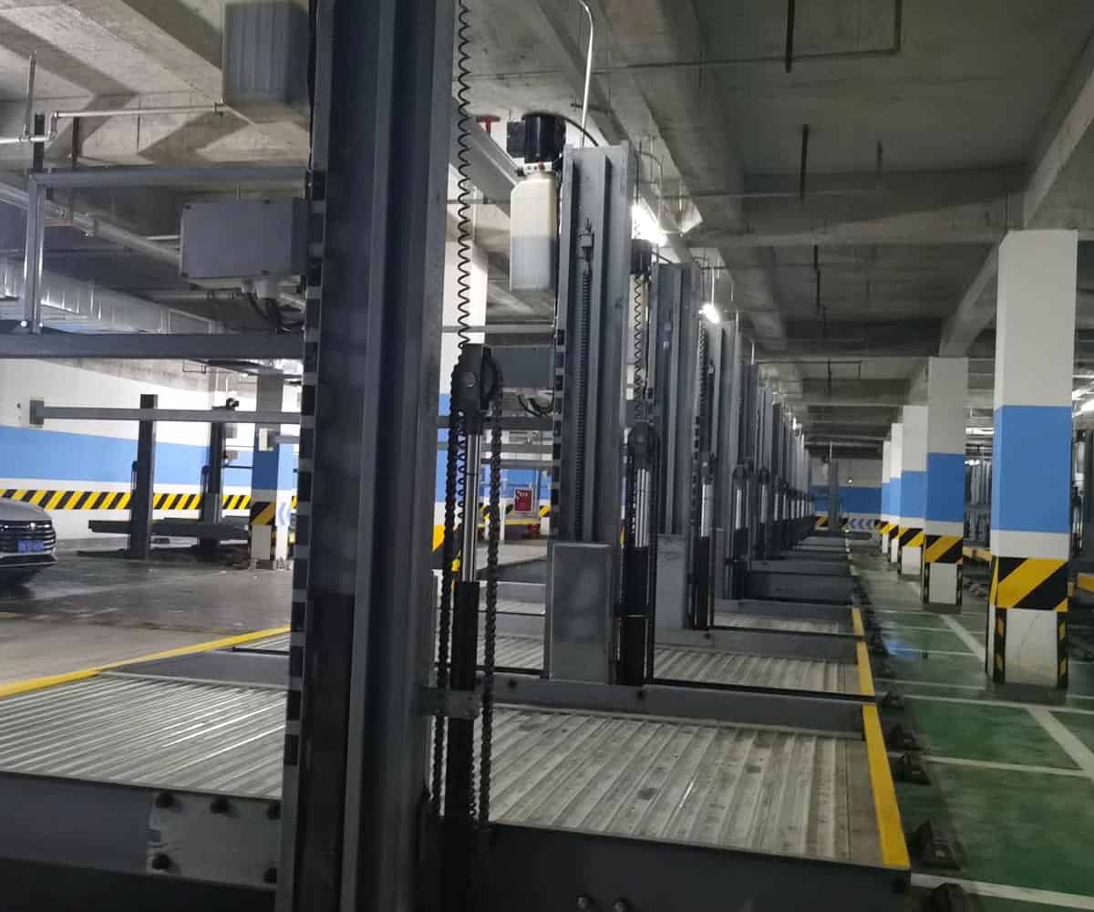 雙柱升降式停車立體車庫過驗收